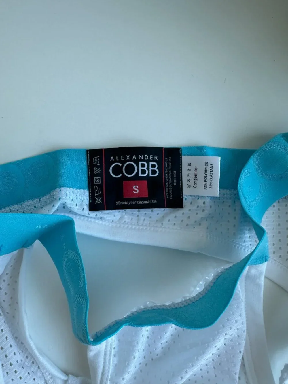 Alexander Cobb - Jockstrap White - Blue (M)